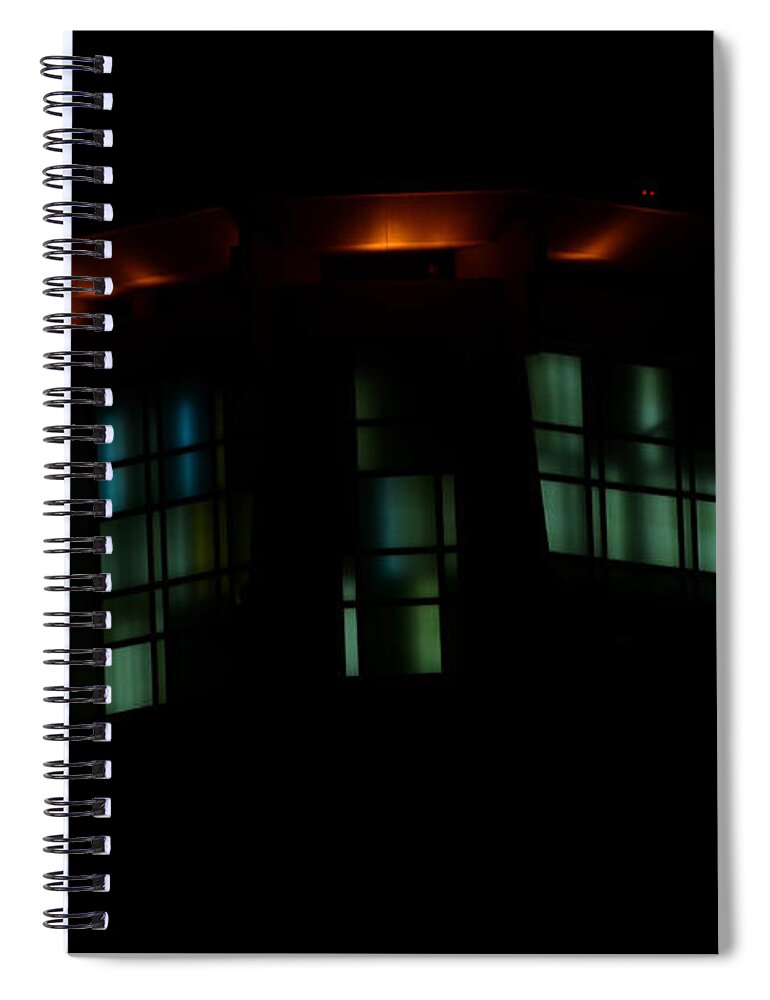 Moon Spiral Notebook featuring the photograph Sky Light by La Dolce Vita