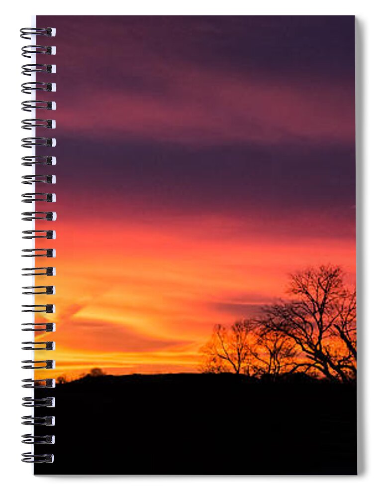 Sky Spiral Notebook featuring the photograph Beautiful Sky by Holden The Moment