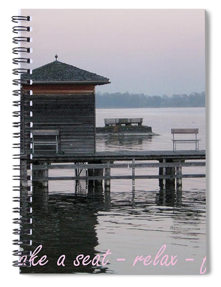 Nature Spiral Notebook featuring the photograph Slow down by Heidi Sieber