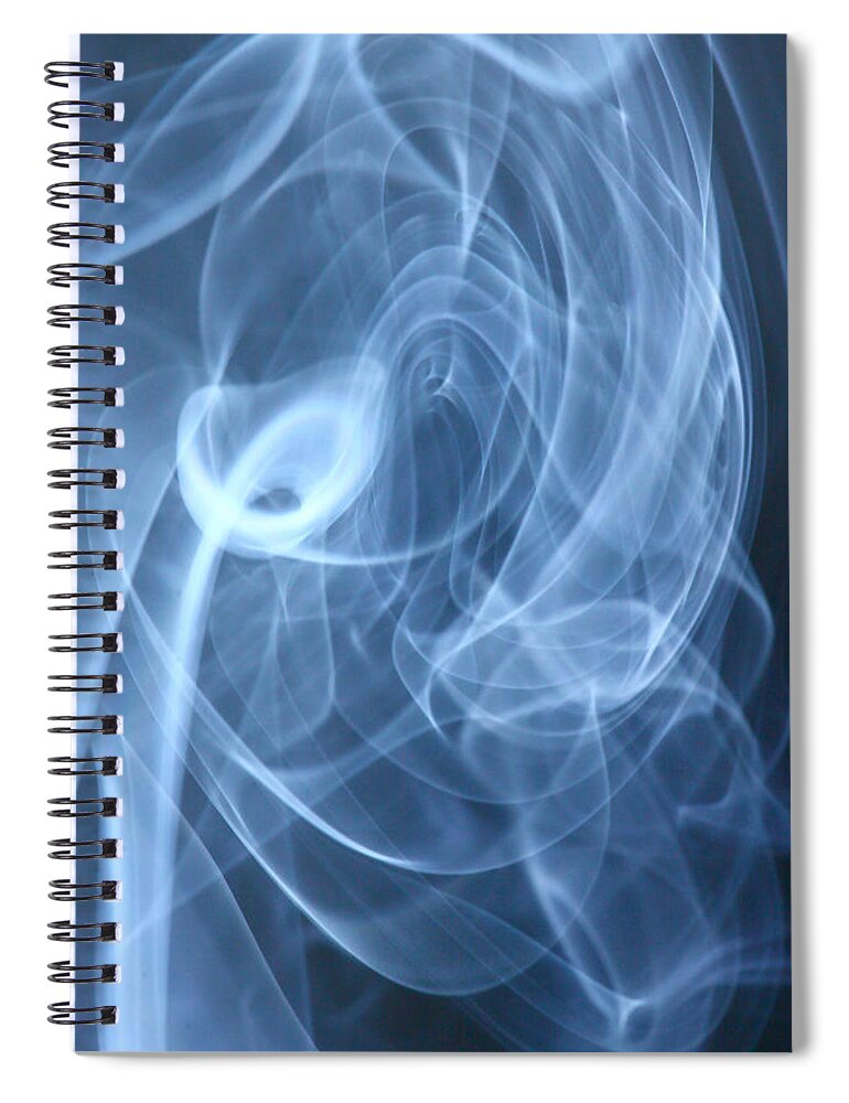 Smoke Spiral Notebook featuring the photograph Smoke by Daniel Reed