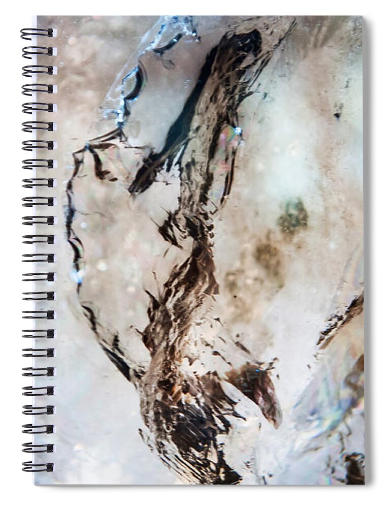 Crystal Spiral Notebook featuring the photograph Smoky Quartz Crystal by Jenny Rainbow