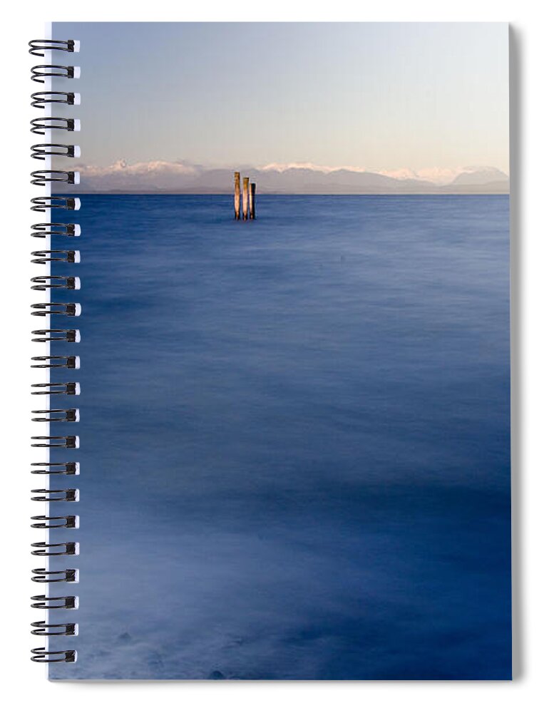 Smooth Spiral Notebook featuring the photograph Smooth by Kathy Paynter