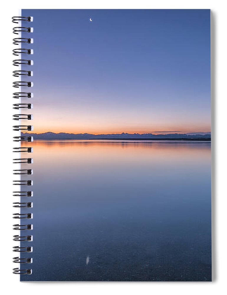 Horizontal Spiral Notebook featuring the photograph So Quiet by Jon Glaser