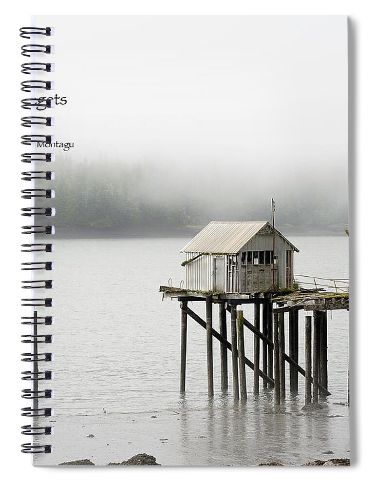 Landscapes Spiral Notebook featuring the photograph Solitude Begets Whimsies by Mary Lee Dereske