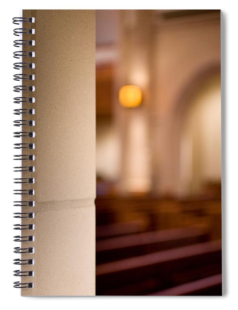 Architectural Spiral Notebook featuring the photograph Solomon's Temple by John Magyar Photography