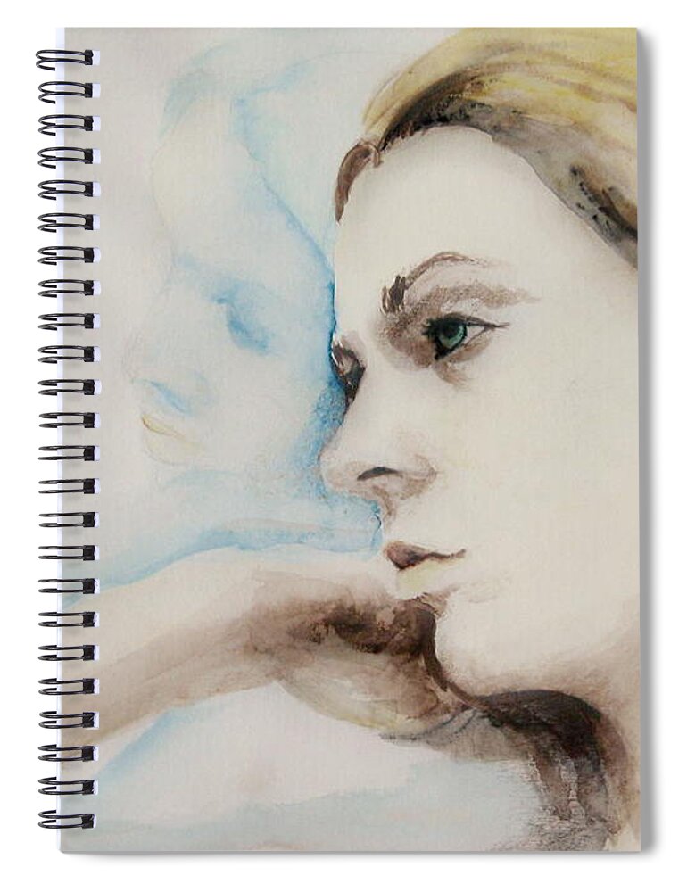 Painting Spiral Notebook featuring the painting Something More by Rory Siegel