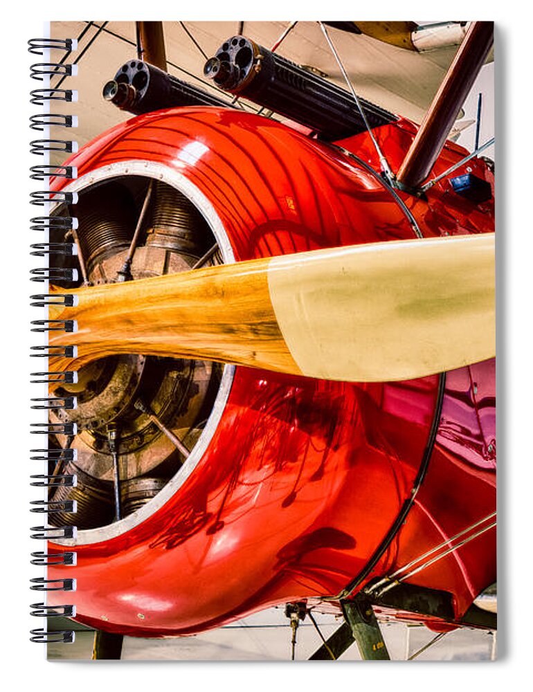 Aircraft Spiral Notebook featuring the photograph Sopwith Camel by Inge Johnsson
