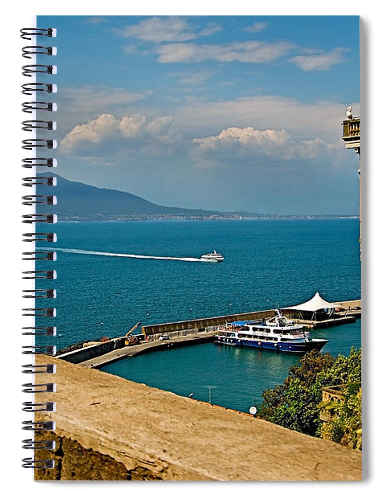Naples Spiral Notebook featuring the photograph Sorrento Italy by Will Wagner