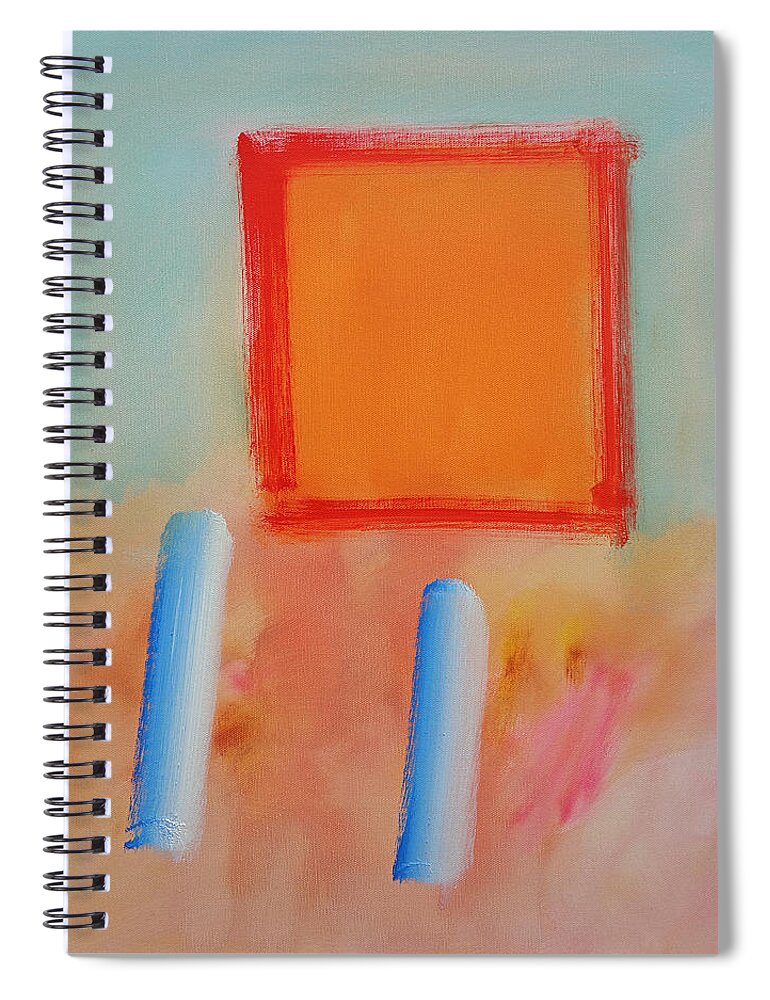 Marrakesh Spiral Notebook featuring the painting Souk Two by Charles Stuart