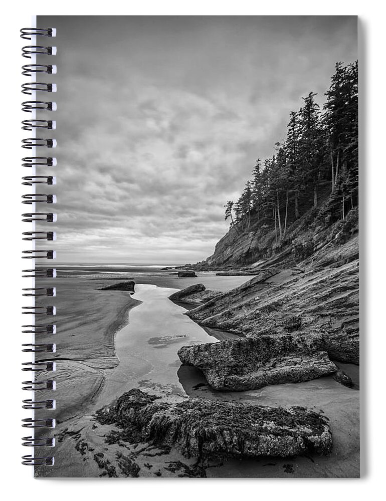 Vertical Spiral Notebook featuring the photograph Soul without Color by Jon Glaser