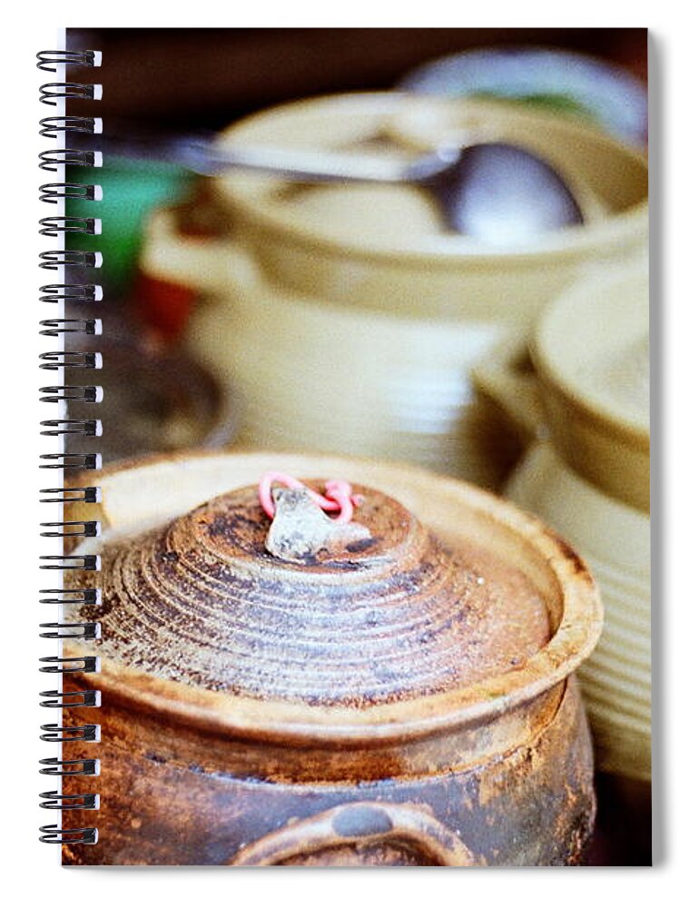 Chinese Culture Spiral Notebook featuring the photograph Soup In Cocotte by @ Bing Yan