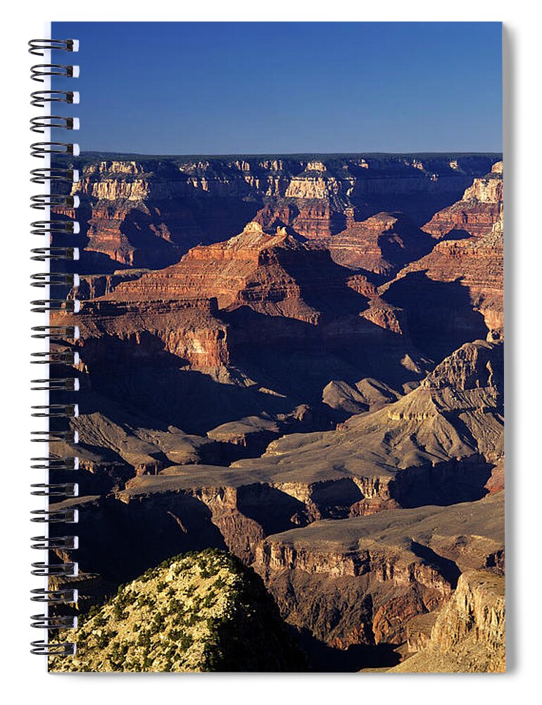 Scenics Spiral Notebook featuring the photograph South Rim Of The Grand Canyon As Seen by Manfred Gottschalk