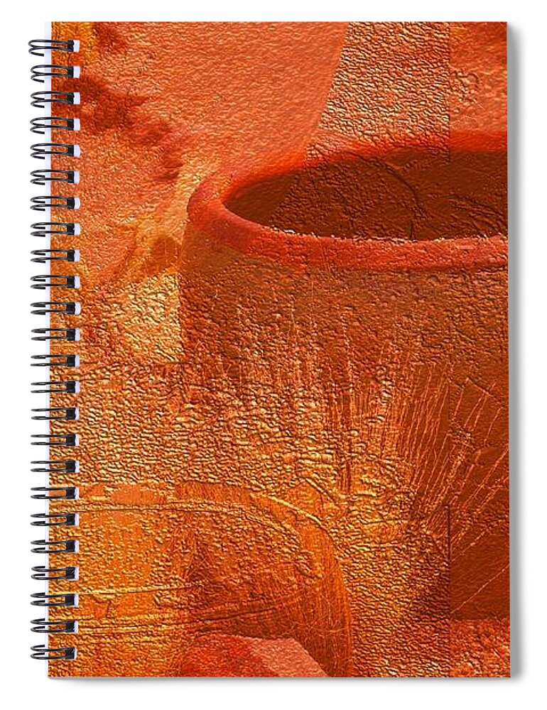 Pottery Spiral Notebook featuring the photograph Southwestern Pottery by Jeff Swan
