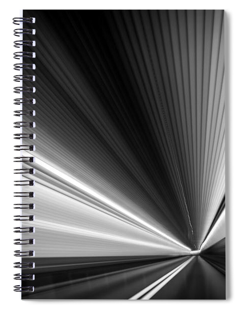 Us Spiral Notebook featuring the photograph Space-Time Continuum by Mihai Andritoiu