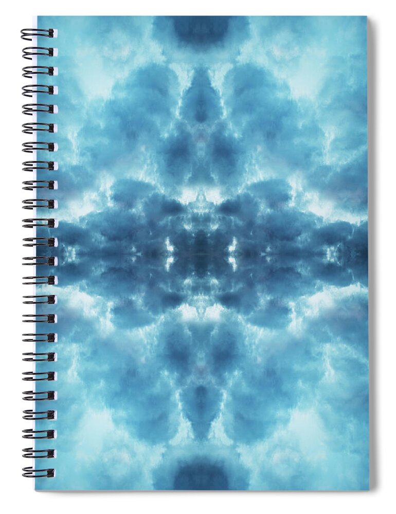 Berlin Spiral Notebook featuring the photograph Spectacular Brewing Clouds by Silvia Otte