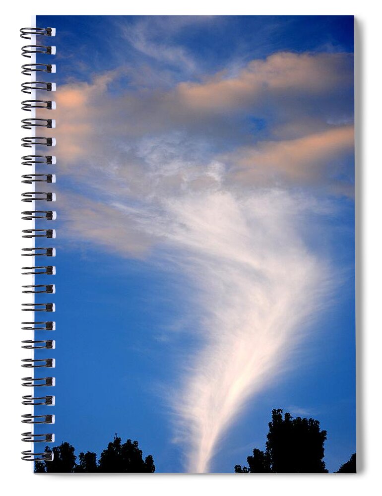 Sky Spiral Notebook featuring the photograph Spectacular Show by Tamara Michael