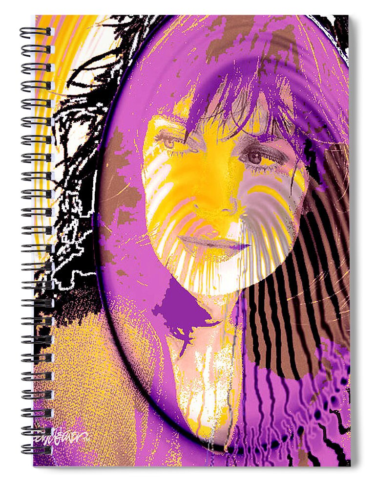 Sphere Of Influence Spiral Notebook featuring the digital art Sphere of Influence by Seth Weaver