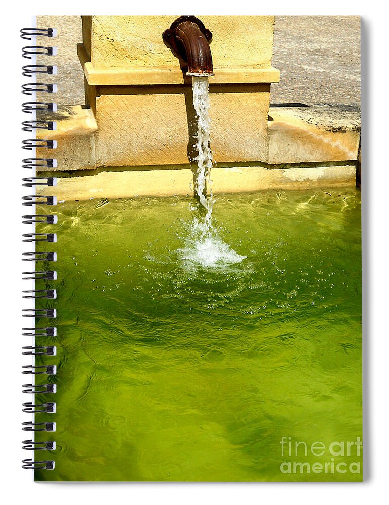 Abstract Spiral Notebook featuring the photograph Spigot by Lauren Leigh Hunter Fine Art Photography