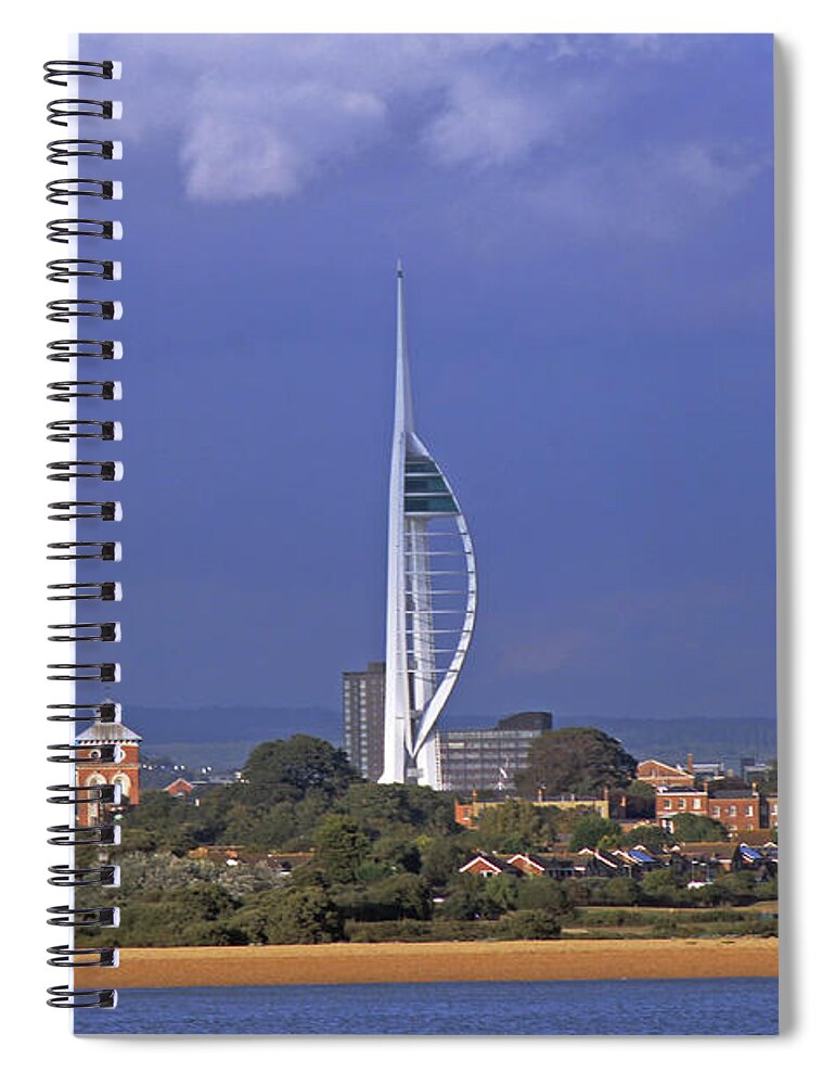 Tower Spiral Notebook featuring the photograph Spinnaker Tower by Tony Murtagh