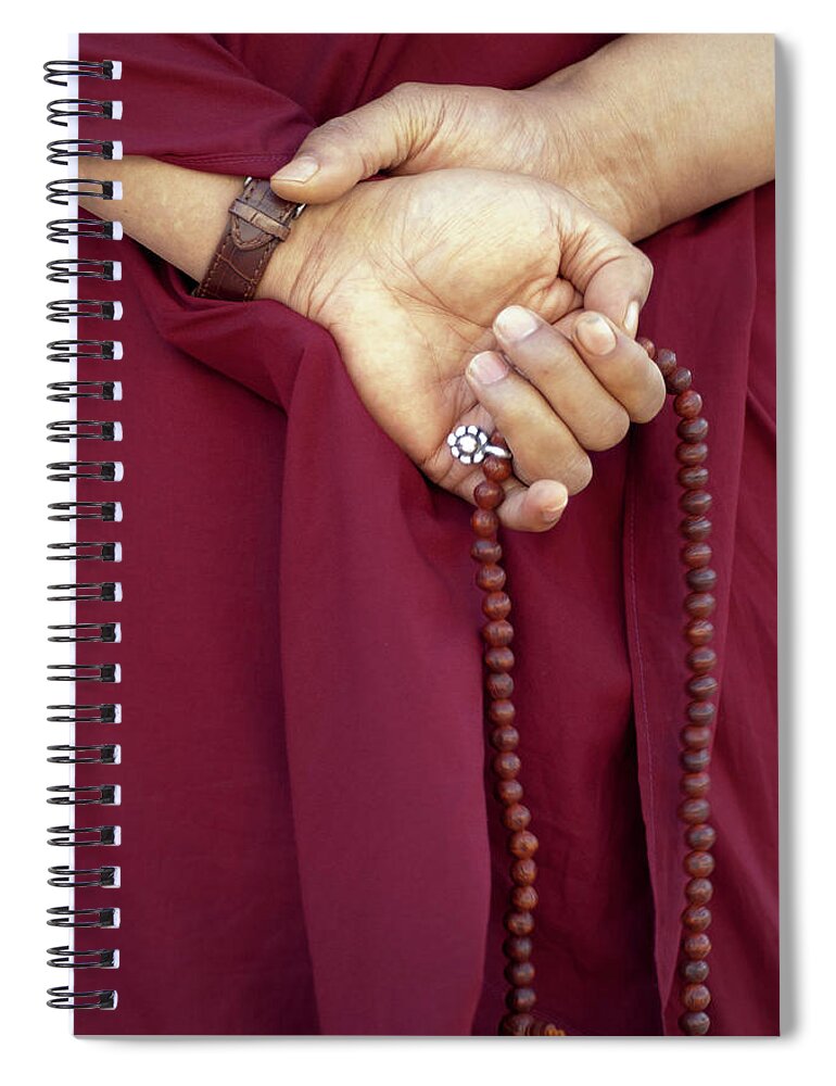 People Spiral Notebook featuring the photograph Spirituality And Modernity by Pablo Jeffs Munizaga - Fototrekking
