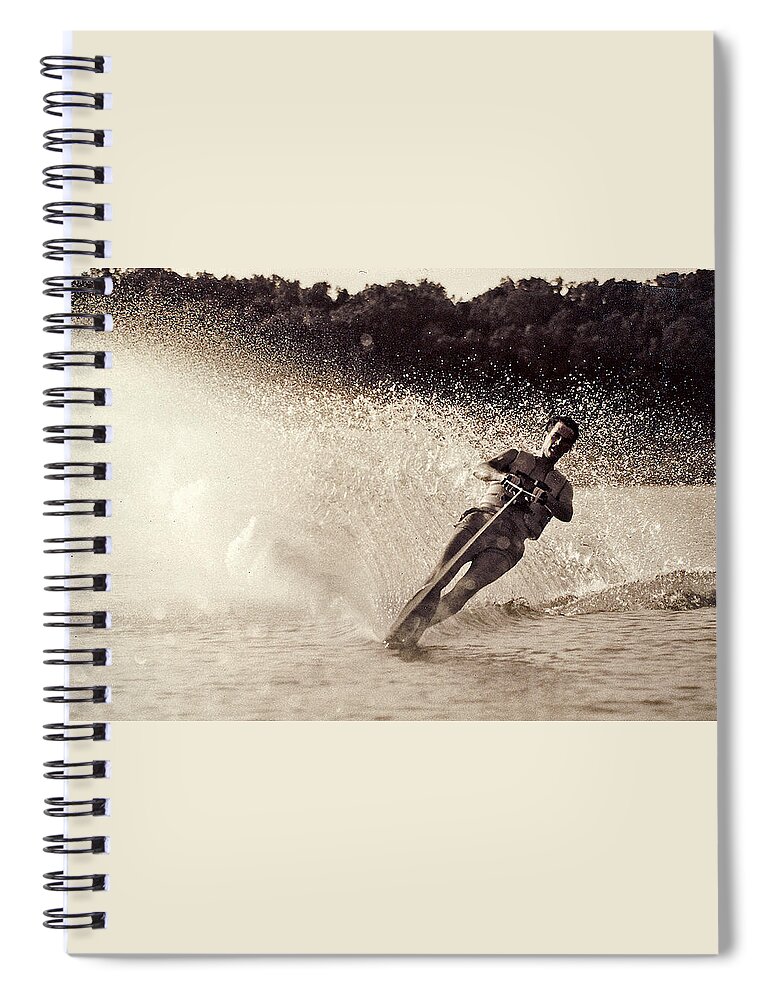 Water Spiral Notebook featuring the photograph Missouri Spray by Christopher McKenzie