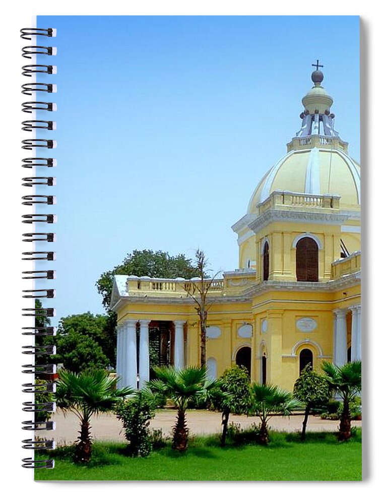 Tranquility Spiral Notebook featuring the photograph St. James Church, Delhi by Smit Sandhir