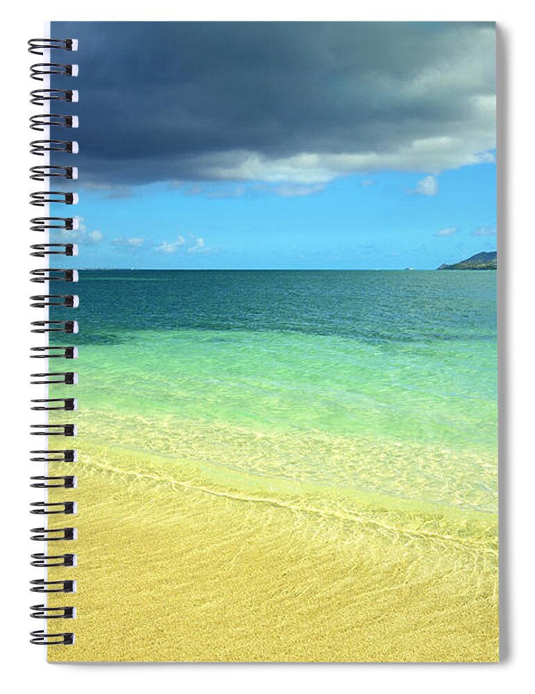 Caribbean Spiral Notebook featuring the photograph St. Maarten Tropical Paradise by Luke Moore