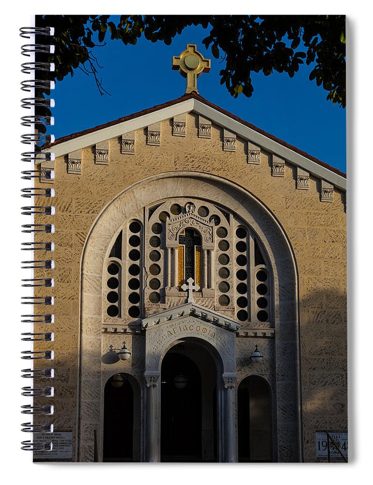 1948 Spiral Notebook featuring the photograph St Sophia by Ed Gleichman