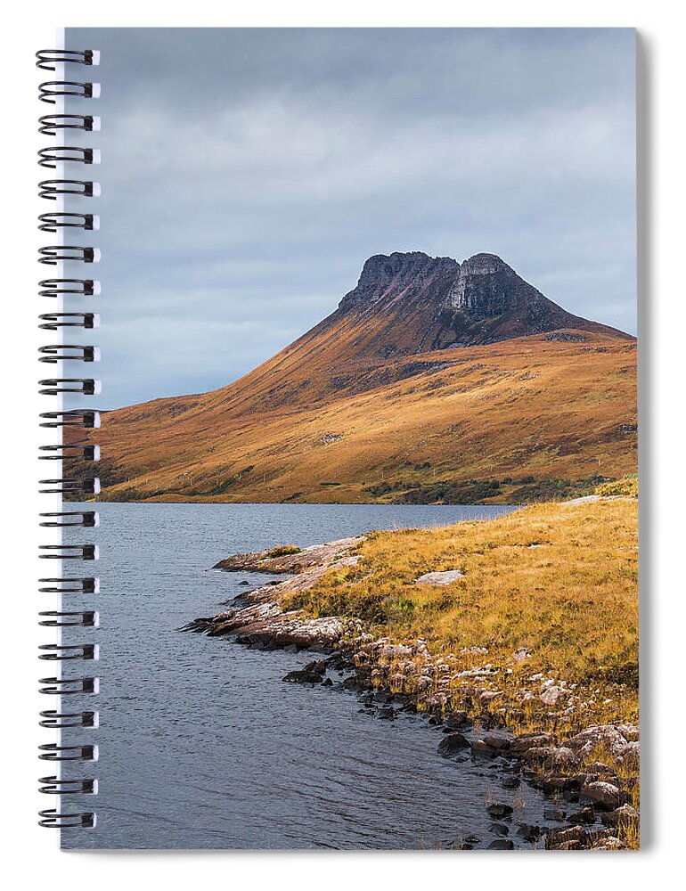 Scenics Spiral Notebook featuring the photograph Stac Pollaidh by José Gieskes Fotografie