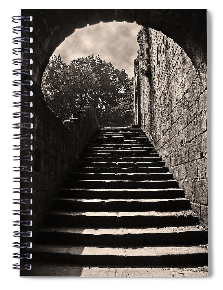 Stairs Spiral Notebook featuring the photograph Stairway To Heaven by John Topman