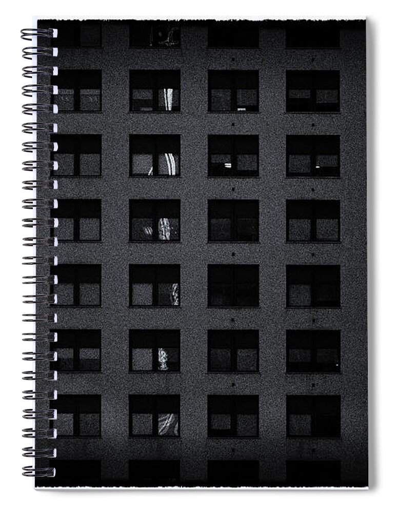 Filmnoir Spiral Notebook featuring the photograph Stars and Stripes New York City by Sabine Jacobs