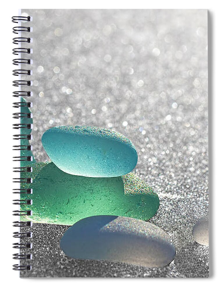 Sea Spiral Notebook featuring the photograph Stay Close by Barbara McMahon