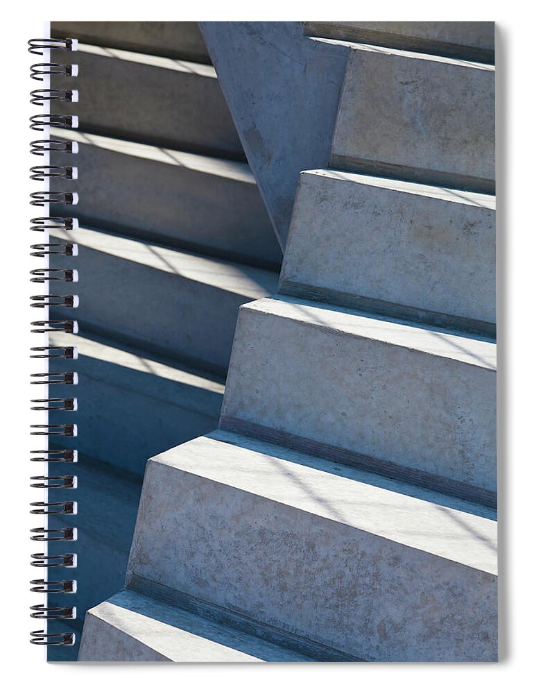 Steps Spiral Notebook featuring the photograph Steps Detail by Werner Dieterich