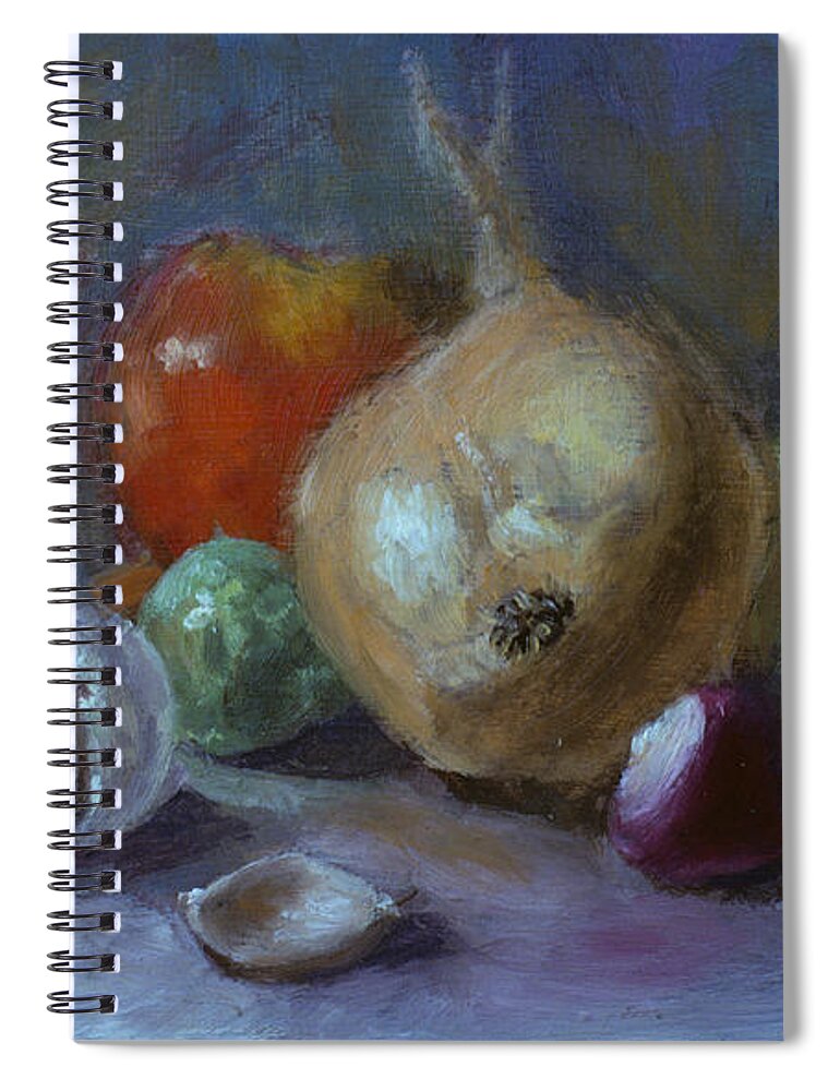 Vegetable Still Life Spiral Notebook featuring the photograph Still-life by George Tuffy