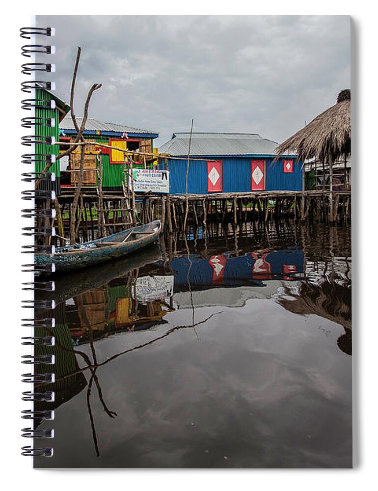 Tranquility Spiral Notebook featuring the photograph Stilts by Anthony Pappone