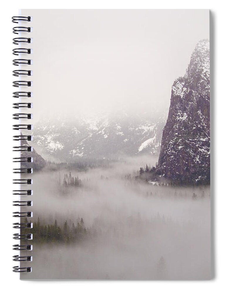  Spiral Notebook featuring the photograph Storm Brewing by Bill Gallagher