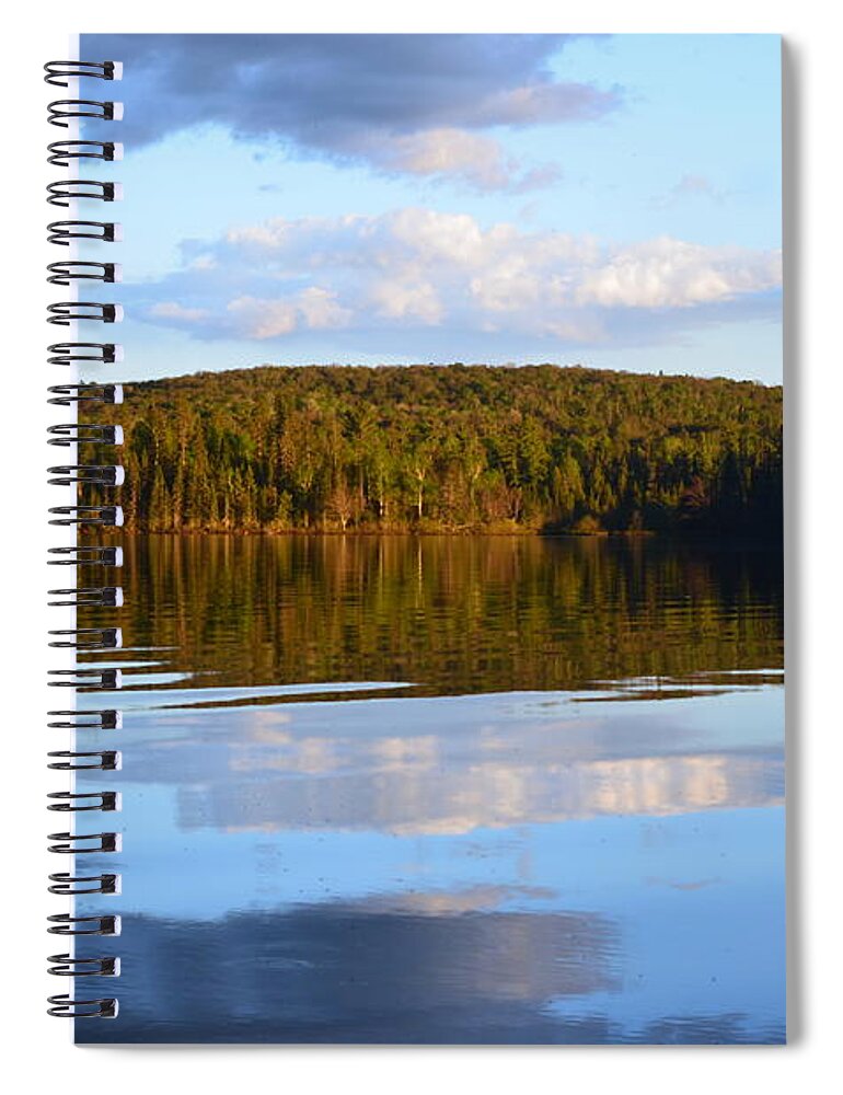 Landscape Spiral Notebook featuring the photograph Stormclouds scatter by David Porteus