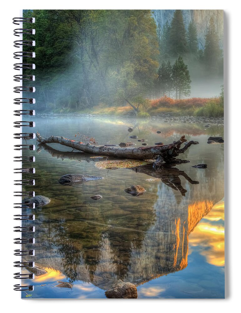 Landscape Spiral Notebook featuring the photograph Stranded by Jonathan Nguyen