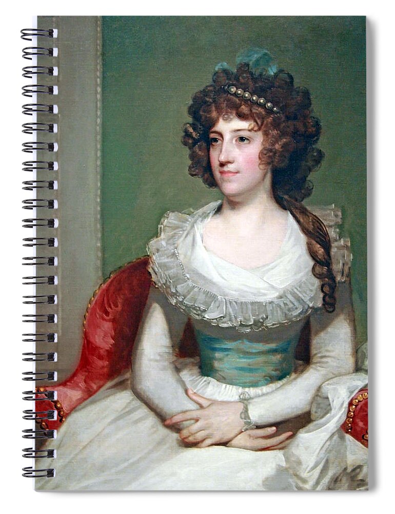 Matilda Caroline Cruger Spiral Notebook featuring the photograph Stuart's Matilda Caroline Cruger by Cora Wandel