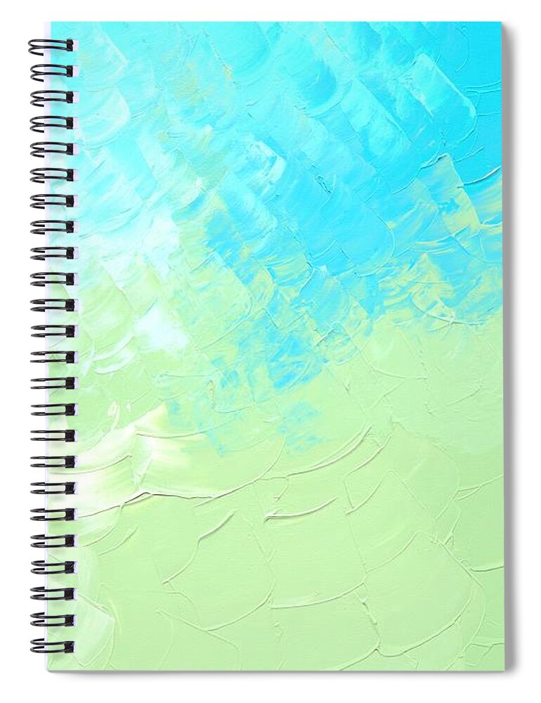 Summer Spiral Notebook featuring the painting Summer Afternoon by Linda Bailey