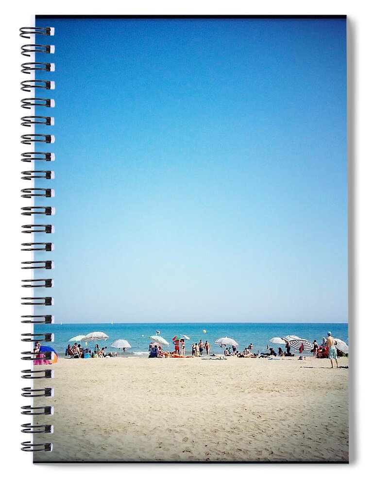 Transfer Print Spiral Notebook featuring the photograph Summer Meeting Point by Papapol
