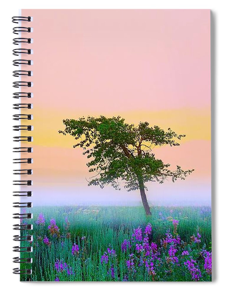 Summer Spiral Notebook featuring the photograph Summer Mood by Kadek Susanto
