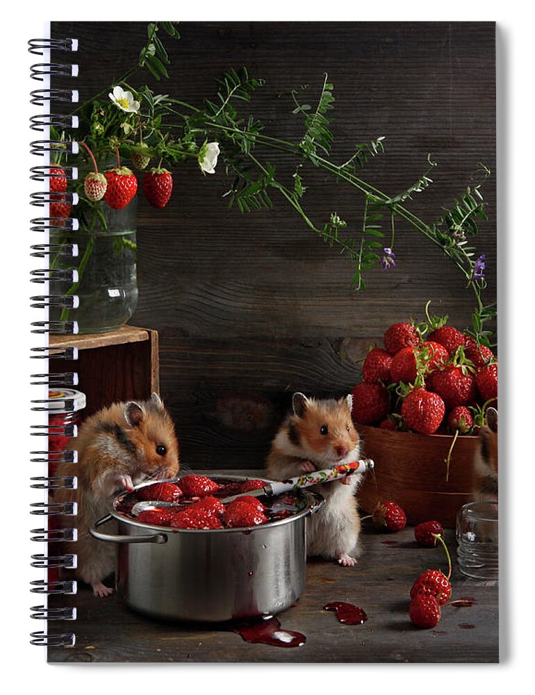 Animal Themes Spiral Notebook featuring the photograph Summer Sill Life by I Love It When You Smile