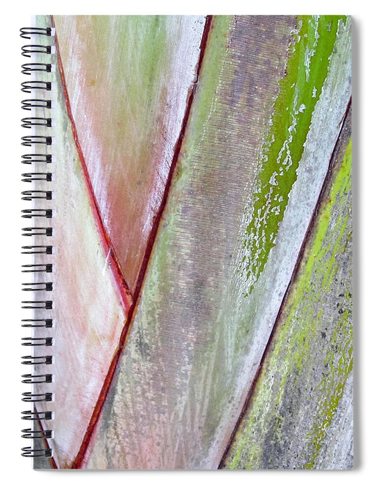 Sunken Gardens Spiral Notebook featuring the digital art Sunken Gardens Abstract 4 by Maria Huntley