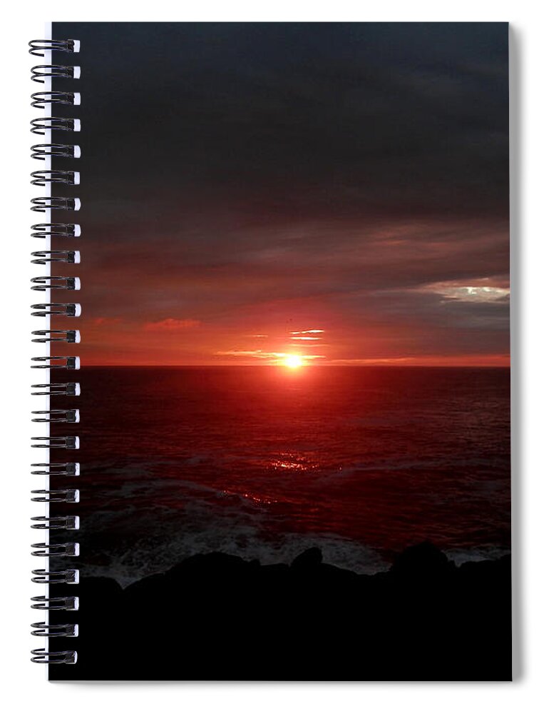 Sunrise Spiral Notebook featuring the photograph Sunrise At Cape Spear by Zinvolle Art