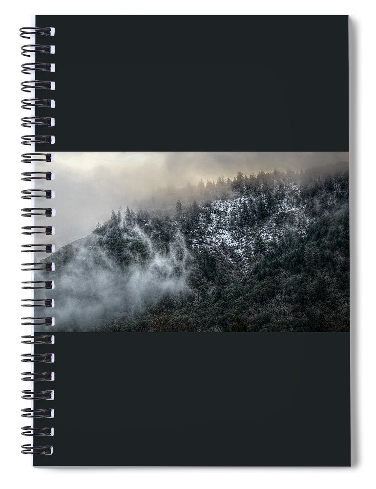 Sunrise Spiral Notebook featuring the photograph Sunrise in the Clouds by Melanie Lankford Photography