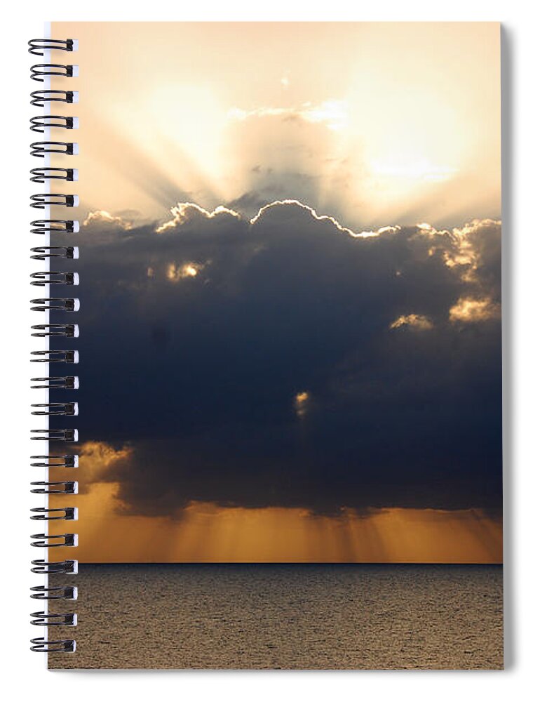 Sunrise Spiral Notebook featuring the photograph Sunrise Islamorada by John Schneider