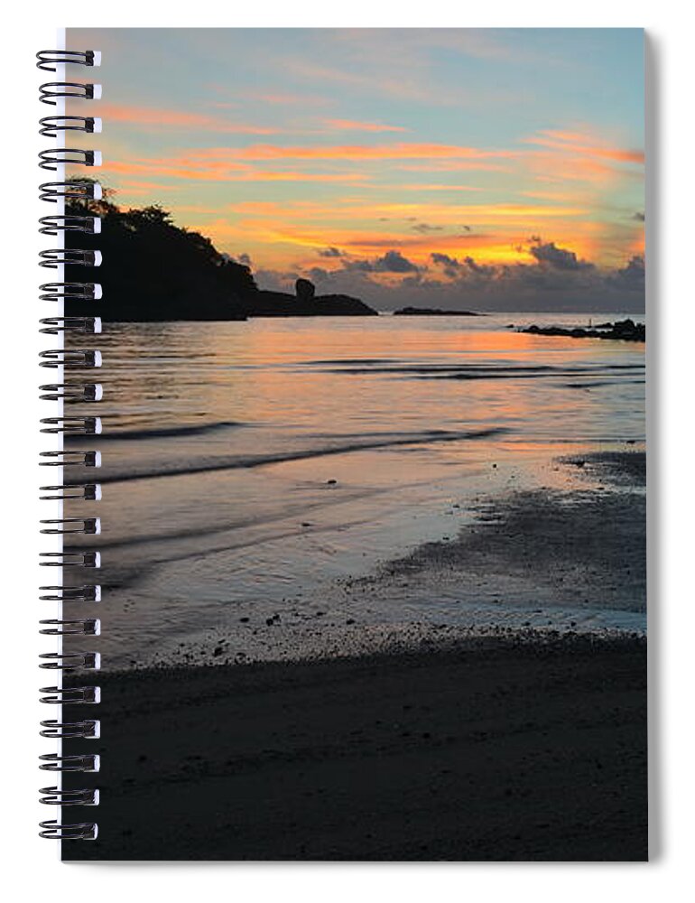 Michelle Meenawong Spiral Notebook featuring the photograph Sunrise by Michelle Meenawong