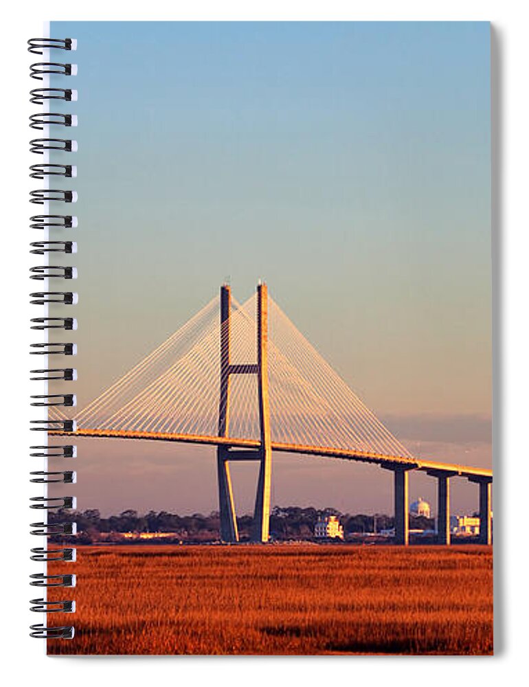 Sunrise Spiral Notebook featuring the photograph Sunrise on Sydney by Farol Tomson