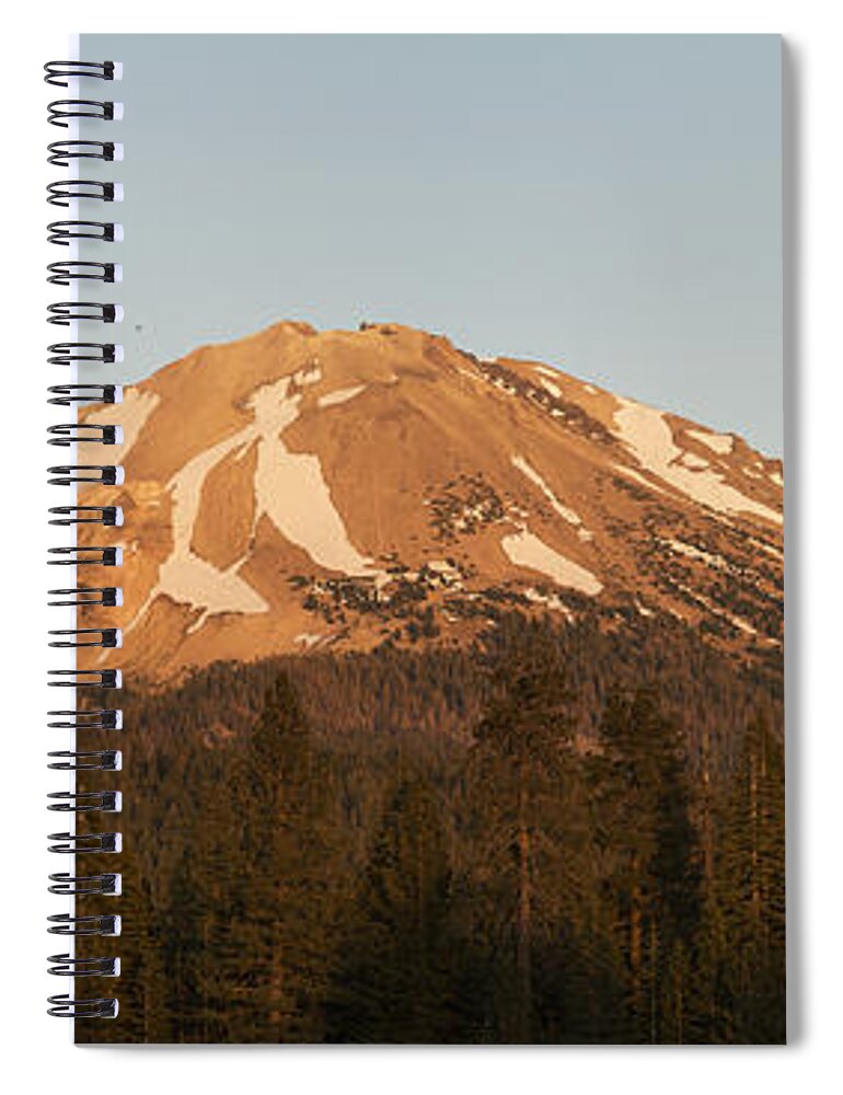 538021 Spiral Notebook featuring the photograph Sunset At Lassen Volcanic Np California by Kevin Schafer